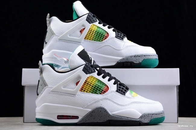 Rasta Lucid AQ9129-100 4 Green Jordan Retro 1230